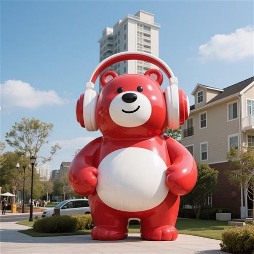 大型玻璃钢卡通雕塑定制户外园林景观小品广场摆件学校不锈钢雕塑