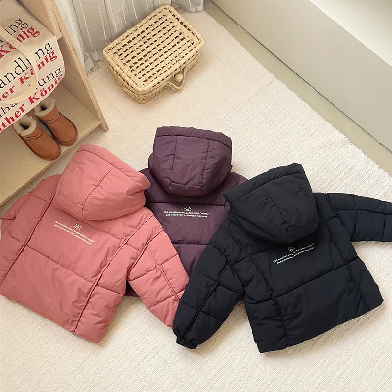 儿童羽绒棉服冬季男女童保暖童装宝宝棉衣外套新款中大童棉服加厚