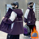 加厚男孩棉衣大童保暖派克服连帽 儿童秋冬款 男童冬装 加绒外套新款