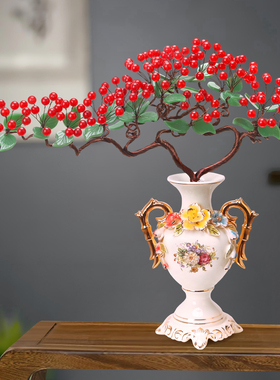 天然玉石新中式客厅家居饰品