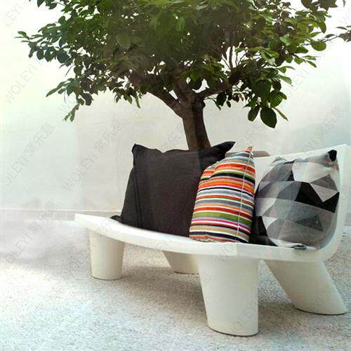 玻璃钢座椅公园茶几户外休闲椅北欧风庭院桌椅户外玻璃钢坐凳美陈