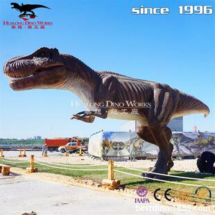 大型仿真霸王龙博物馆公园装 饰品机械电动产品自贡恐龙工厂