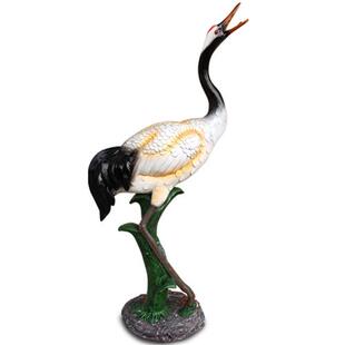 户外喷泉装饰玻璃钢吐水大型工艺品新加坡鱼尾狮摆件园林景观雕塑