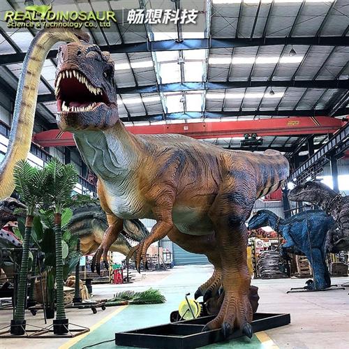 自贡恐龙工厂仿真霸王龙模型恐龙展公园广场仿真机械电动恐龙