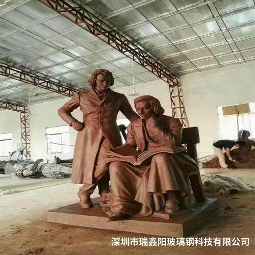厂家供应各种类型的大型建筑玻璃钢雕塑玻璃钢泥雕来图制定