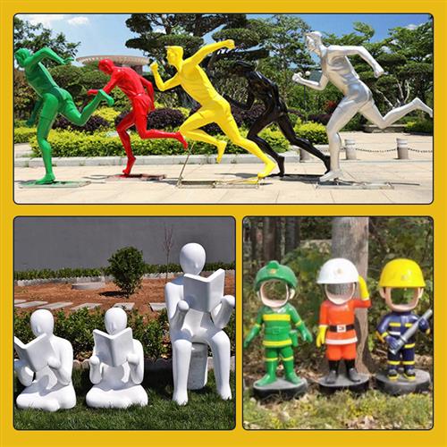 工厂定做户外大型卡通玻璃钢雕塑IP形象吉祥物定制饮料化妆品模型