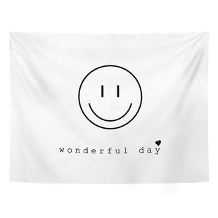 爆款挂毯ins简约风网红直播挂布宿舍卧室床头装饰挂画布背景墙布