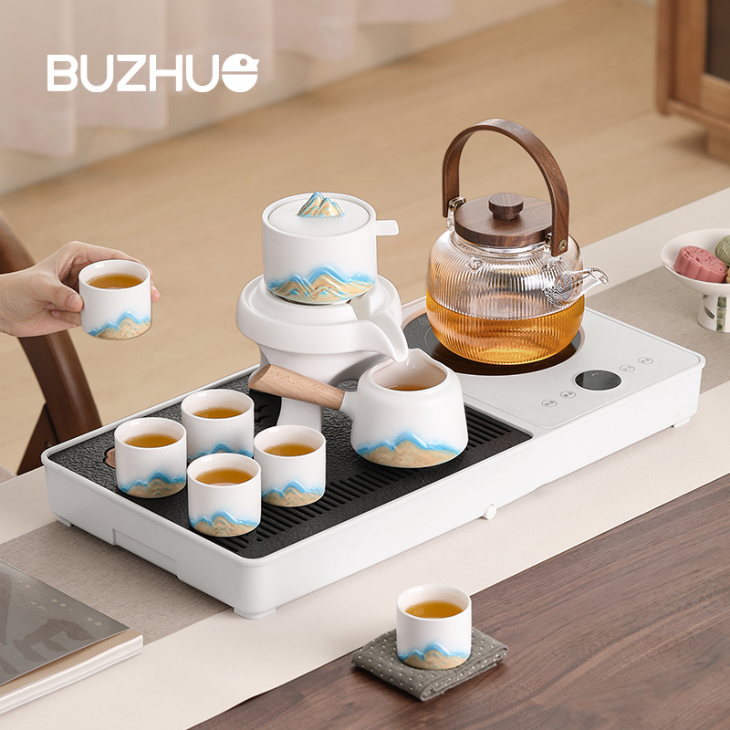 茶具套装自动茶盘茶台烧水壶一体