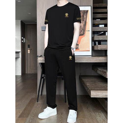 2026夏季新款休闲套装男