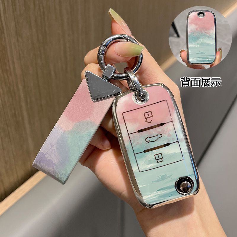 适用于荣威钥匙套RX5/360plus/Ei6/350/550/RX3/RX8汽车壳包扣