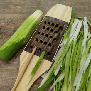 老式铜刨子土豆切条器擦菜板姜薯刨刀蔬菜刨丝器搜子胡萝卜丝神器