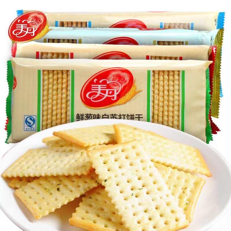 美丹苏打饼干大包248g