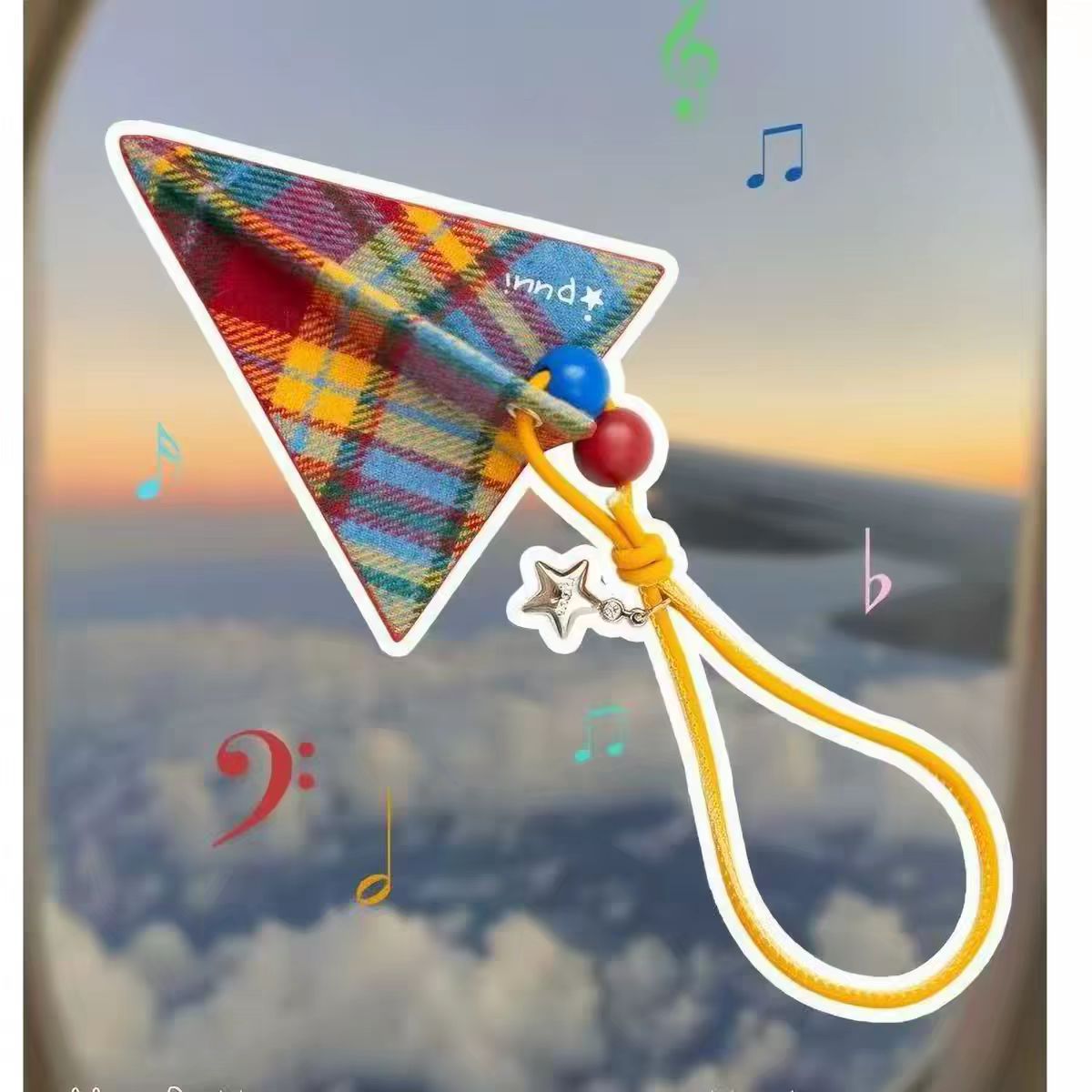 纸飞机挂件原创包包挂件钥匙扣质感小众包包饰品创意挂件车挂ins图片
