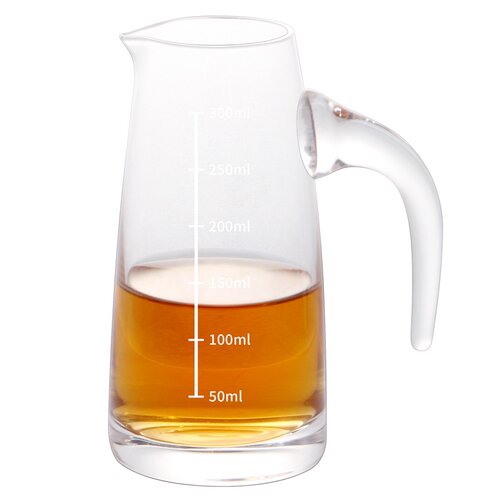 白酒分酒器倒酒壶烈酒醒酒器家用公道杯量酒器带刻度中号玻璃酒壶