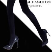 耐丝NICE 袜 连体袜黑色加厚天鹅绒肉色连裤 阳焱 打底袜女秋冬款