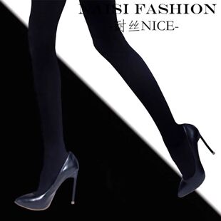 连体袜黑色加厚天鹅绒肉色连裤 打底袜女秋冬款 袜 阳焱 耐丝NICE
