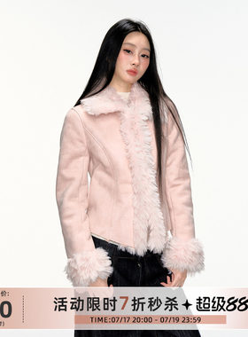 redbling2024冬季新品毛绒外套