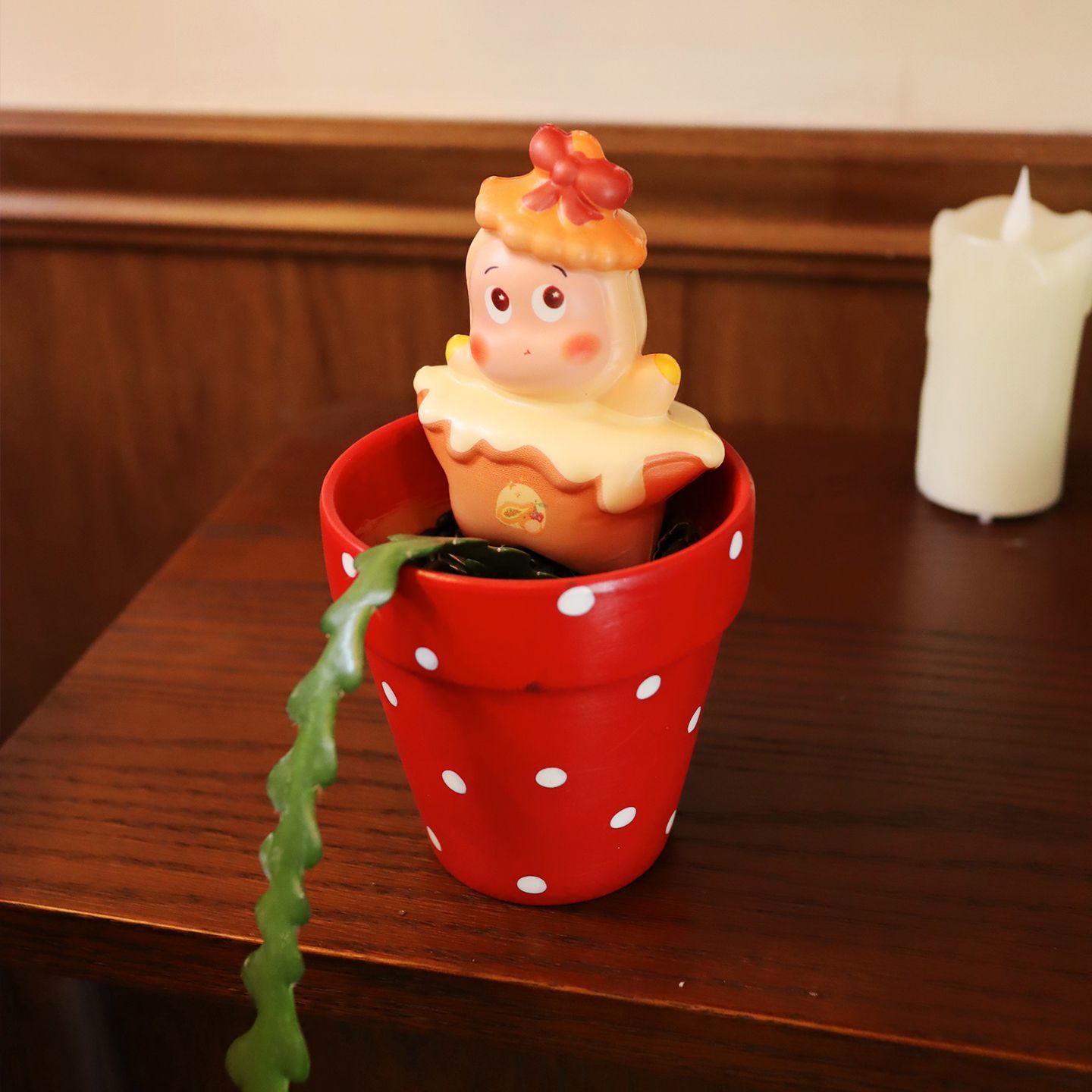 鱼骨令箭多肉长藤垂吊植物室内小盆栽办公桌面懒人绿植可爱圣诞礼