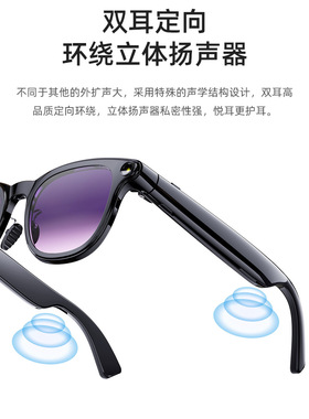 A2S(HeyCyan)800W高清拍摄AI翻译AI助手接听拒接电话智能眼镜