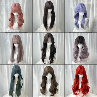 花花家假发微瑕清仓全头套Lolita日常时尚长发短发款式福利盲盒