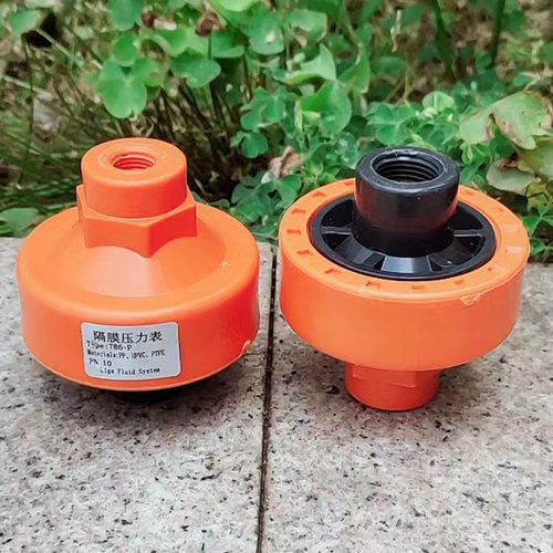 pvc接头耐震环保隔膜压力表