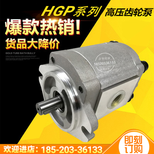 2A高压HGP 台湾HYDROMAX新鸿HGP F4R齿轮泵HGP F25R液压泵
