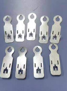 KT板挂钩小吊钩倒刺型钩展板边弯平配件相框刺边大广告条C条钩挂