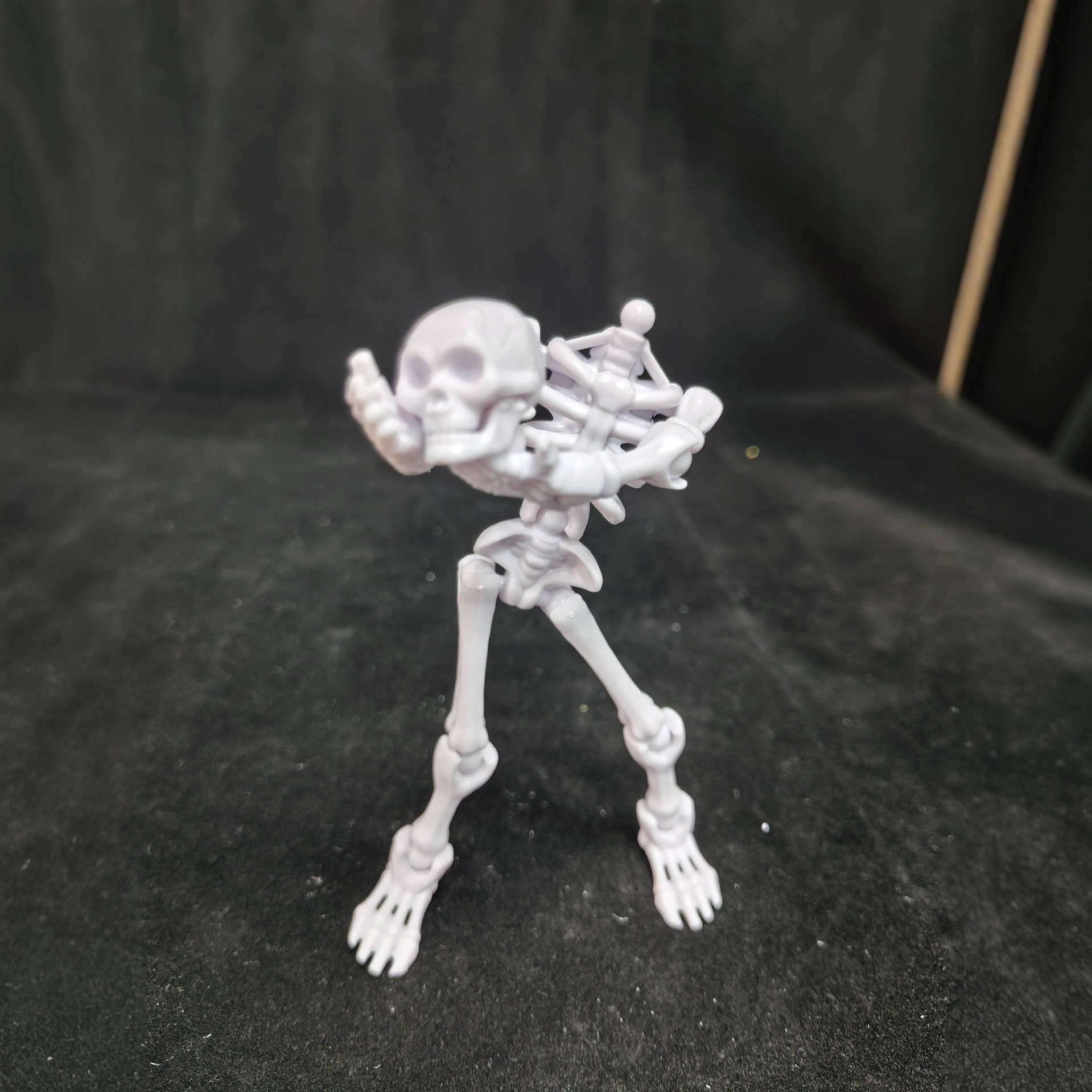 多关节可动萝卜骷髅人偶儿童diy拼装玩具模型手办整蛊搞笑 挂件