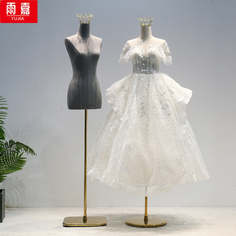 婚纱店女模特架子女装橱窗假人服装店半身礼服模特道具展示架全身