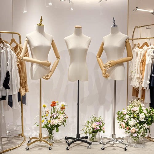 服装店模特道具女半身婚纱模特