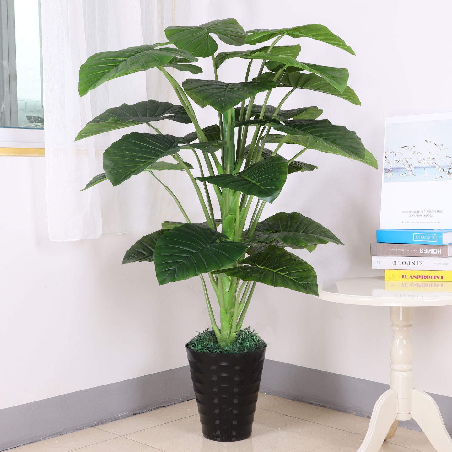 仿真植物滴水观音假树绿植