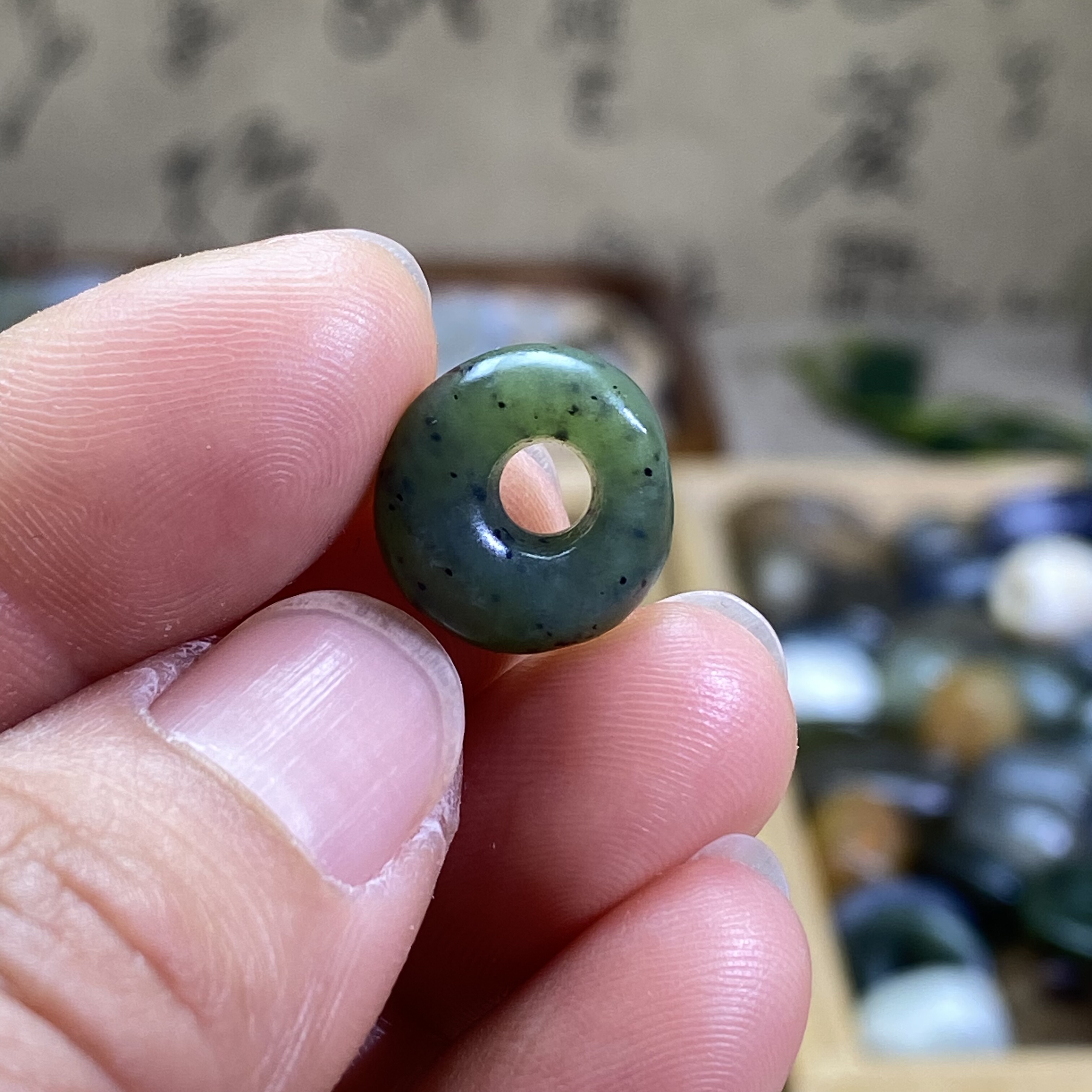 和田玉碧玉随型圆扣子配饰老光工艺复古风手编绳手链多宝配珠,珠宝/钻石/翡翠,其他,淘宝优惠券,粉丝福利购,淘宝优惠卷