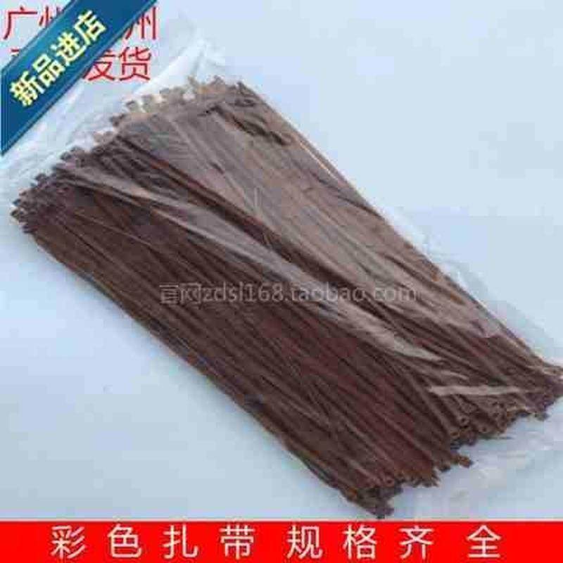m4m300扎线带棕色尼龙扎带棕色咖啡色5*mm宽3.6g足245条线束线带