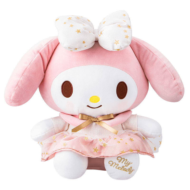 三丽鸥正版Melody美乐蒂毛绒公仔玩具生日礼物大号库洛米玩偶娃娃