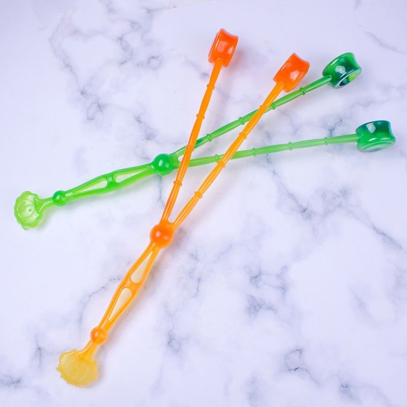 半响捶拍拍打打老人按摩捶活经络塑料带痒痒挠半圆按摩棒棒锤