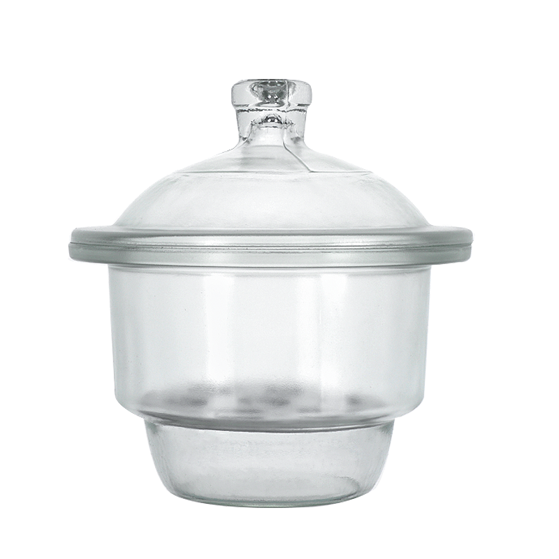 玻璃真空干燥器 实验室透明干燥皿盖子加厚瓷板干燥罐带陶瓷内衬板150/180/300/350/400mm干燥剂变色硅胶硅脂