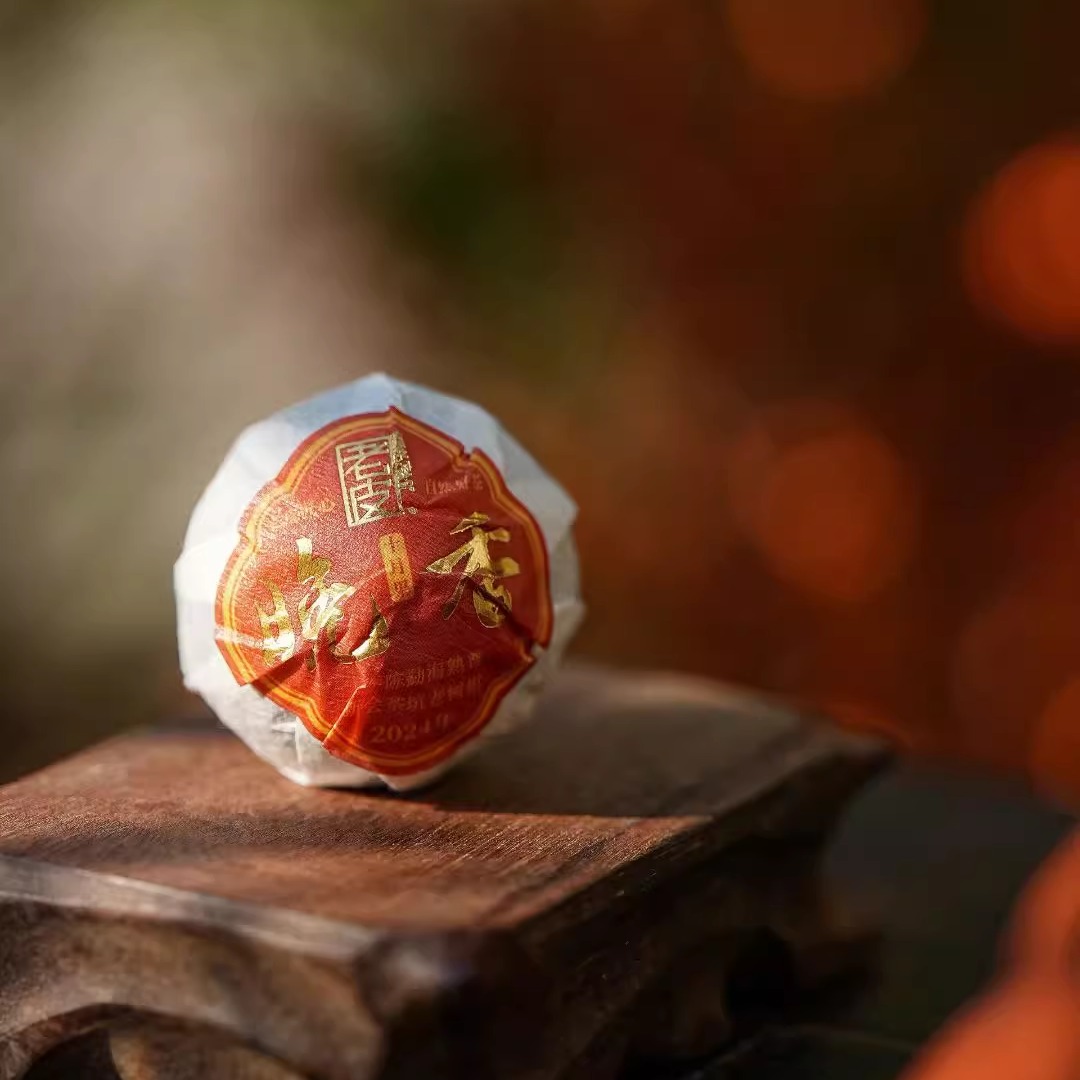 老皮的茶2025经典晚香新会小青柑办公室口粮茶普洱熟茶500g礼罐装