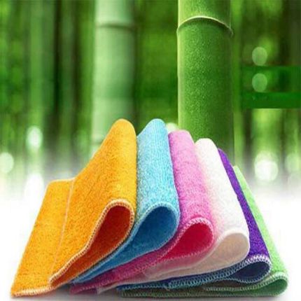 二代竹纤维抹布不沾油洗碗巾厨房多功能百洁布抹布加厚规格可选