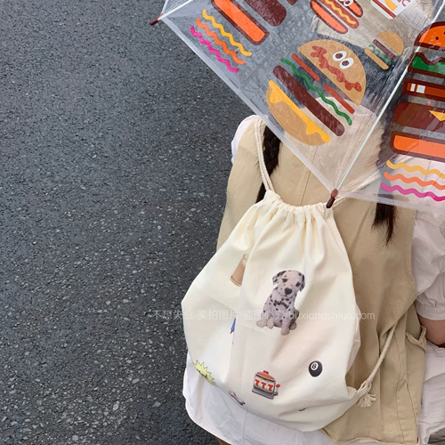 Оригинальный ретро мультяшный шоппер, сумка, брендовая барсетка, надевается на плечо, на шнурках