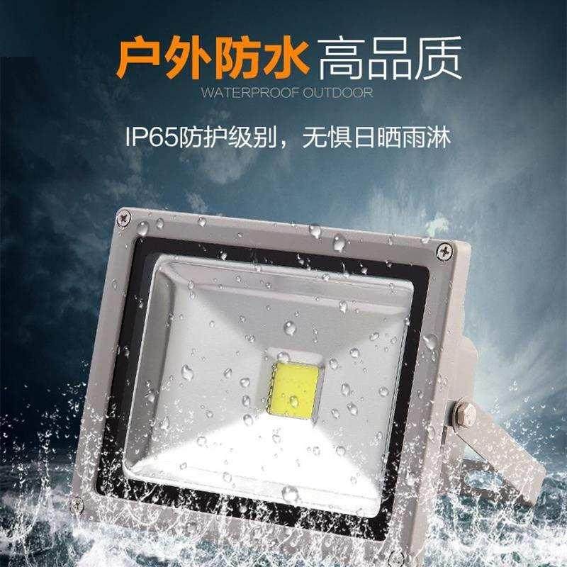 led彩色投光灯园林彩色灯婚庆七彩射灯户外防水景观灯彩色照树灯