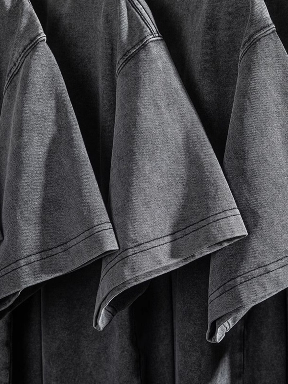 대외무역상품의 확실한 유출 조수 브랜드 워시 앤 디스트레스드 여름용 남녀공용 반팔 티셔츠 루즈하고 활용도가 높은 홍콩스타일 상의