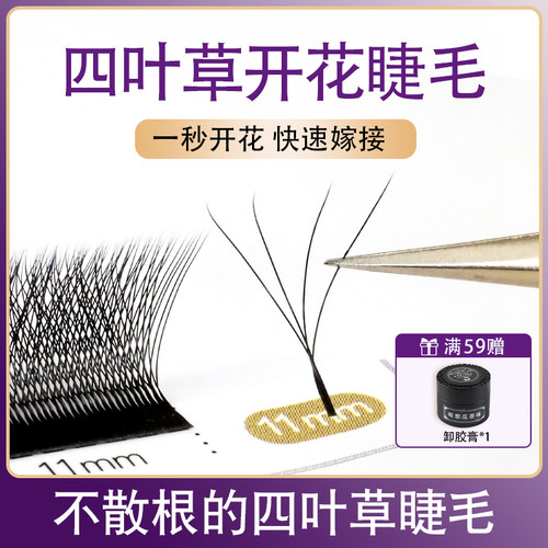 超软不散根4D仙朵自然浓密
