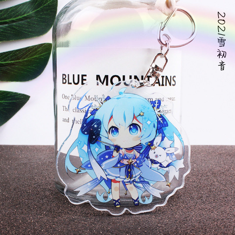 动漫亚克力夹层挂件深海少女初音动漫挂件/文具