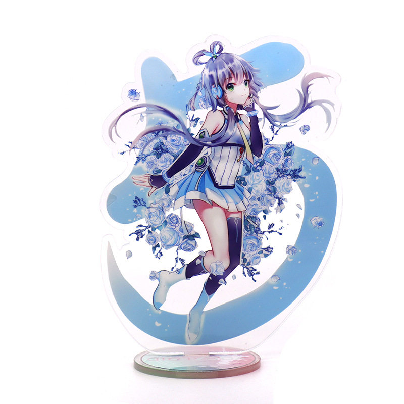 动漫v家周边立牌 洛天依 乐正绫 言和 墨清弦 花嫁双面亚克力摆件