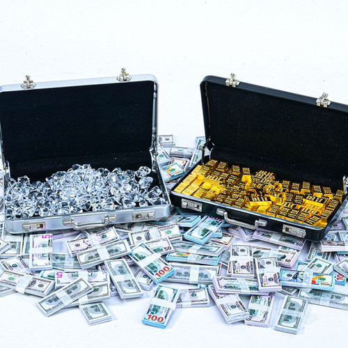小密码箱小金条小钱迷你美金