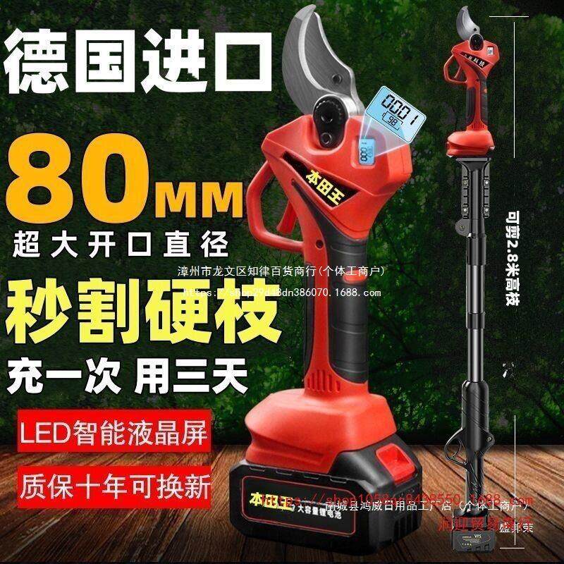 德国进口电动修枝剪果树剪充电式园艺园林专用粗枝剪硬枝锂电剪刀图片