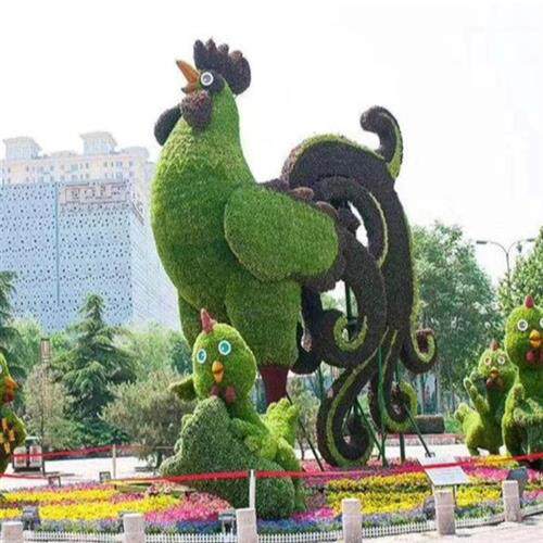 仿真绿雕大型绿雕工艺品景观草地酒店动物花坛装饰植物造景雕塑