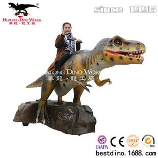 仿真电动骑乘恐龙游乐场商场活动广场地摊坐骑恐龙亲子互动产品