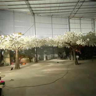 厂家仿真树园艺装饰仿真桃花树假树盆栽客厅办公室植物