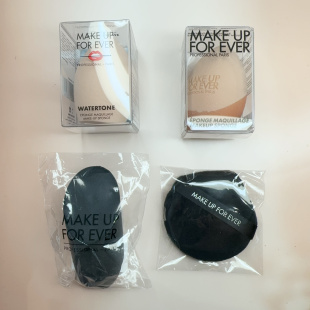 EVER蜜粉扑双面粉饼粉扑 FOR 粉底美妆蛋斜棉 国柜玫珂菲MAKE